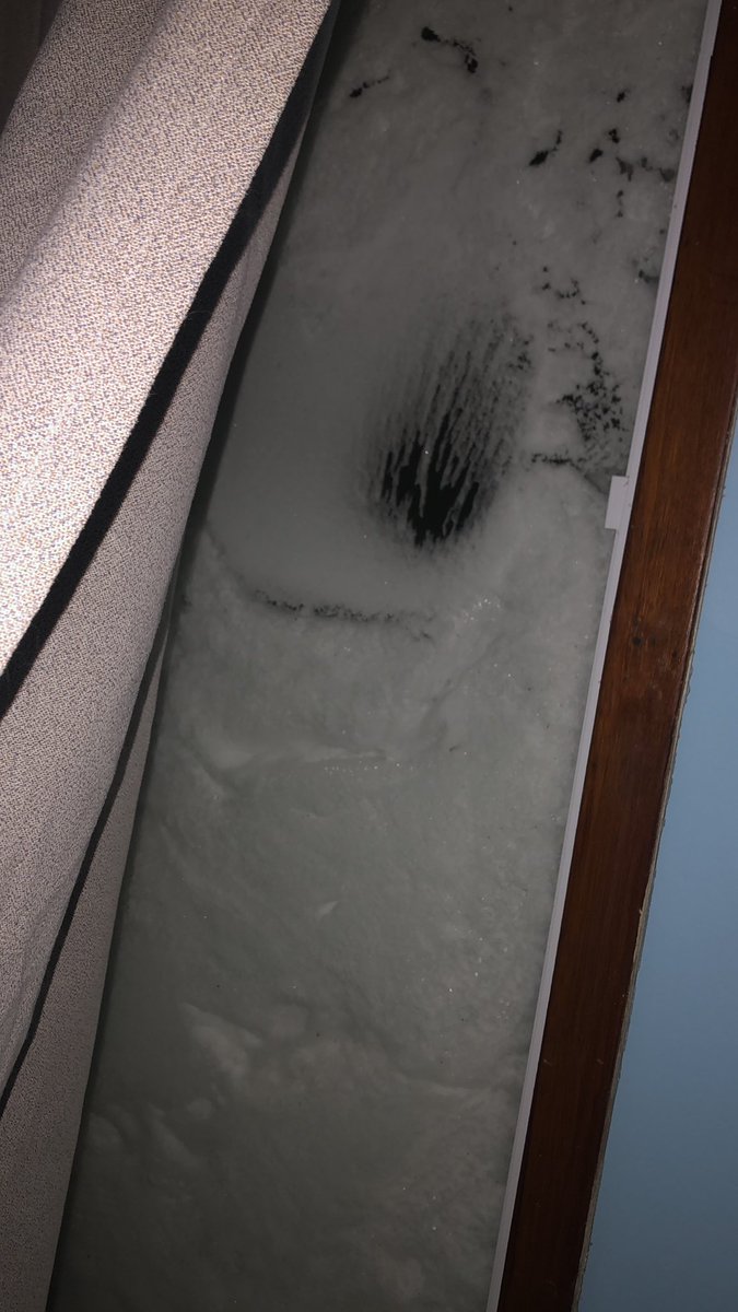 What my bedroom windows looked like last night (it’s worse now!)… And we have no power! 🥶 Help me unfreeze! 

<a href="/TownOfFortErie/">townofforterie</a> <a href="/weathernetwork/">The Weather Network</a> <a href="/CNPpower/">CanadianNiagaraPower</a>