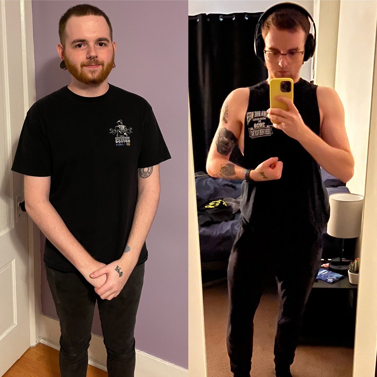 MacDaabs's tweet photo. 1 year later, still a ways to go but I’m proud https://t.co/bfmbR7NIy2
