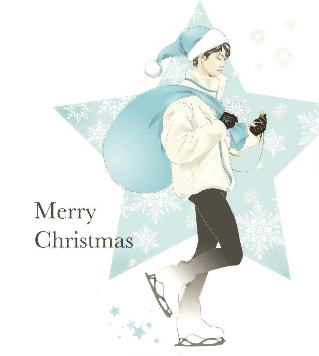 Millenbi's tweet photo. zuzu 圣诞快乐😘
 #羽生結弦 https://t.co/L2IN6Ks2FE