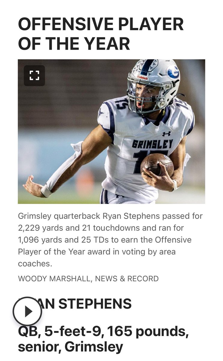 @icyryann New and Record All-Area Offensive Player of the Year. #ProudCoach #GDTBAW #QBU