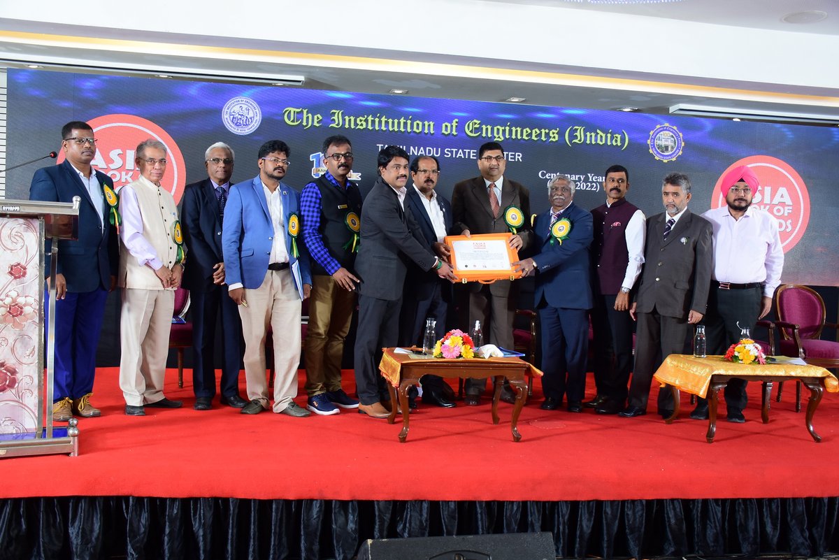 RLekshmana's tweet photo. #greenramesh #igenramesh coordinated with 16 IEI local centres organisers and achieved ASIA BOOK OF RECORDS on Dec 15, 2022 

Award function Album @ https://t.co/7t7Q22aK3J

The Institution of Engineers (India) https://t.co/sgU42ILCem
