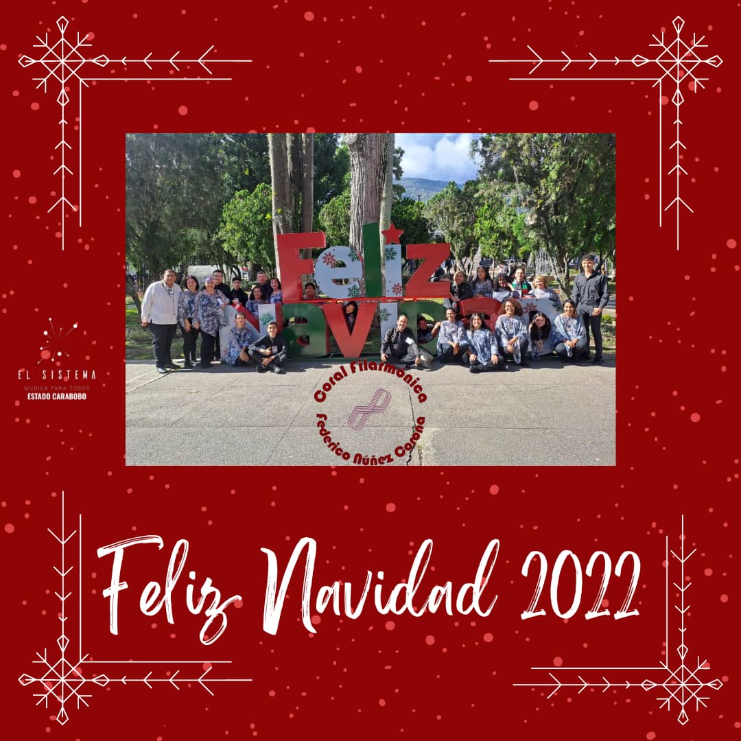 Feliz Navidad en unión familiar les desea la gran familia Filarmónica, que el niño Dios colme de Bendiciones sus hogares #FelizNavidad2022 #TodosSomosElSistema #TocarCantaryLuchar <a href="/elsistema/">El Sistema</a>