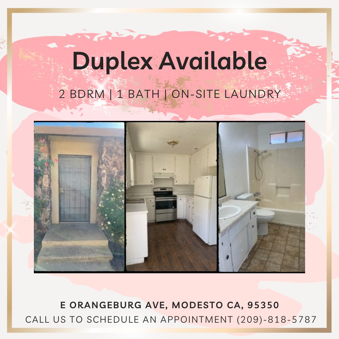 Piproperties1's tweet photo. Want to take a look at our Orangeburg unit? 
We offer solo tours daily from 9 am to 12 pm.
Call us at (209)-818-5787 to schedule an appointment!
#propertymanagement #uncustomary #upgrades #familyowned #modesto #realestate #piercinginstinctsfamily https://t.co/1L4WMZhn9Y
