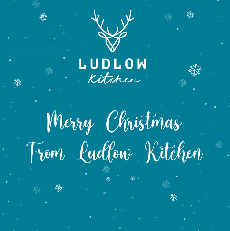 ludlowkitchen's tweet photo. Merry Christmas from the entire team at Ludlow Kitchen - we wish you a fabulous day tomorrow!✨ https://t.co/b7SPtQ52cm