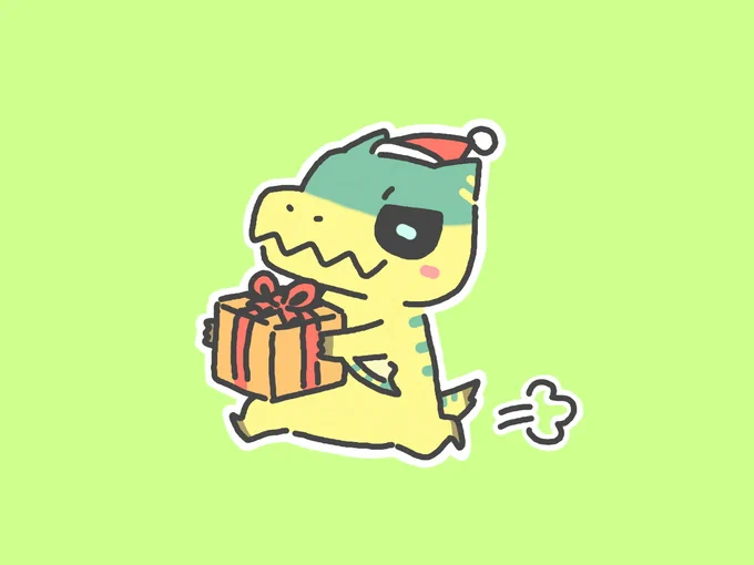 わぉ!メリークリスマス☆『プレゼント配るティガレックス』リクエスト() 