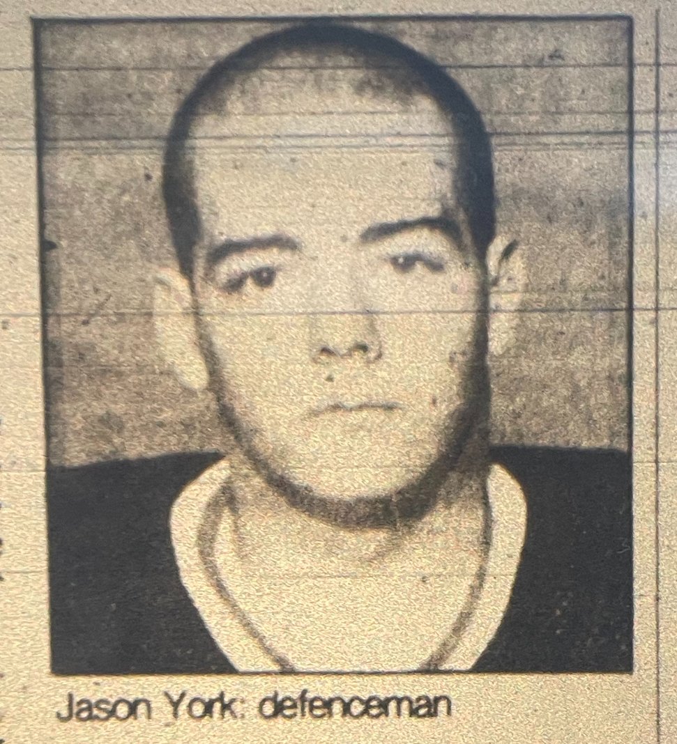 hamhockeypast's tweet photo. #24of 121 Hamilton Steelhawks drafted 13th overall Jason York in 87. Not a fun yr for the 17yr inj/& coaching challenges w/LaForge. Once dealt he blossomed in jr. Just as in jr took a bit for pro success, and expansion helped career launch 757gps 229pts https://t.co/EB0oQvHy6K