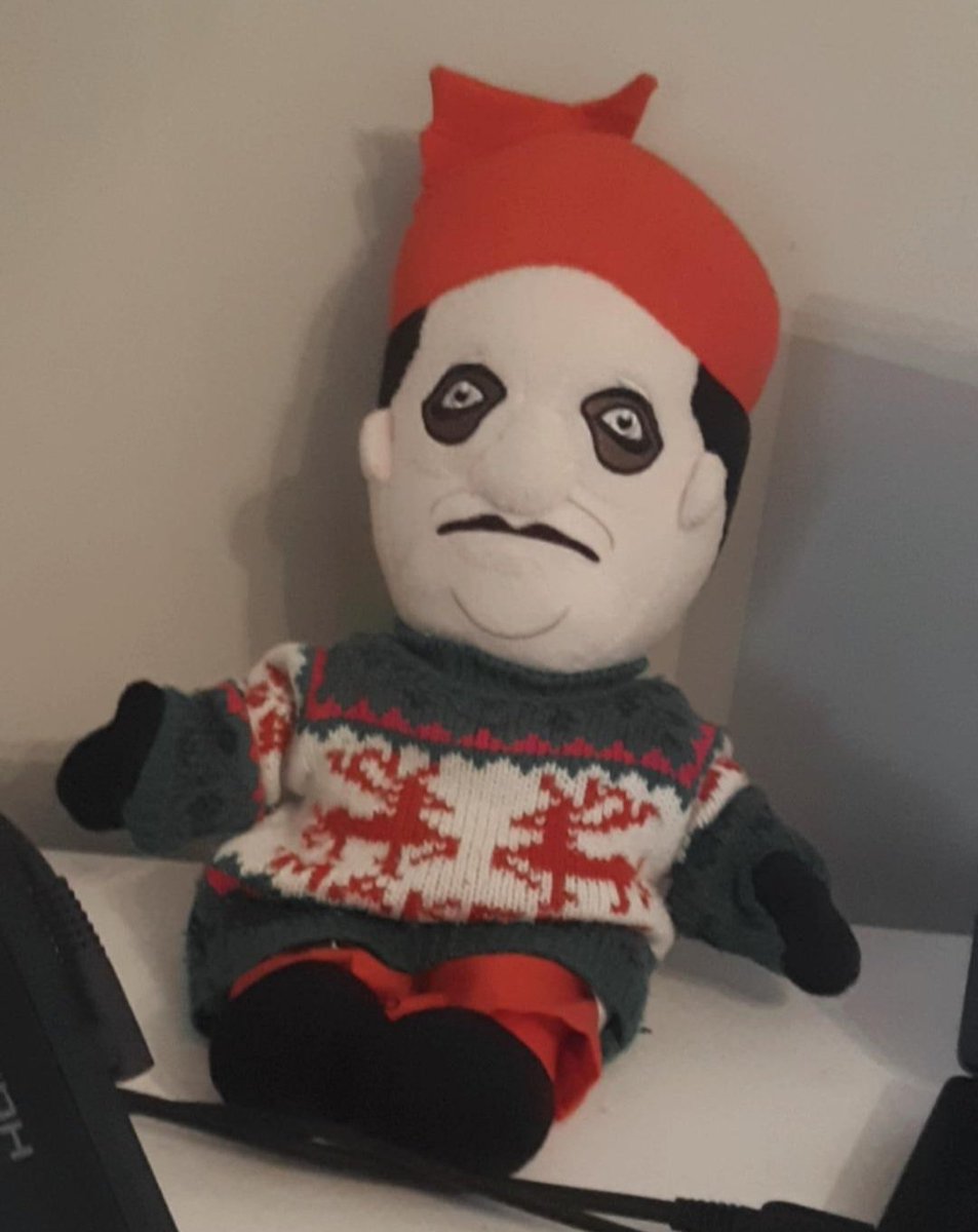 He got all dressed up for today! Tell him he looks nice or he'll cry