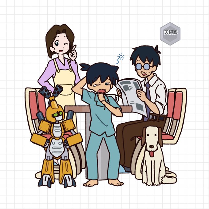 「collared shirt family」 illustration images(Latest)
