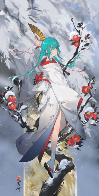 #初音ミク 雪の華 