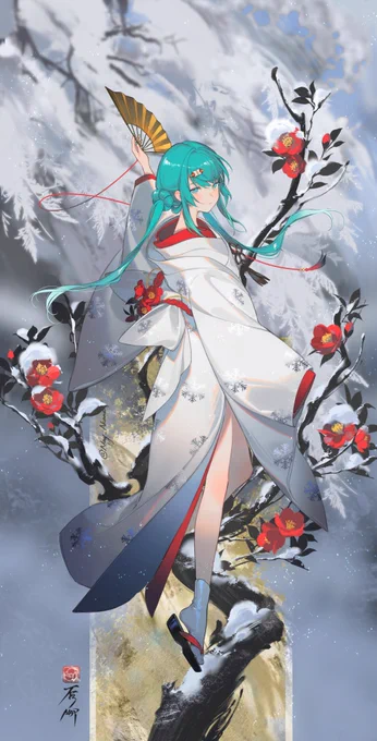 #初音ミク 雪の華 