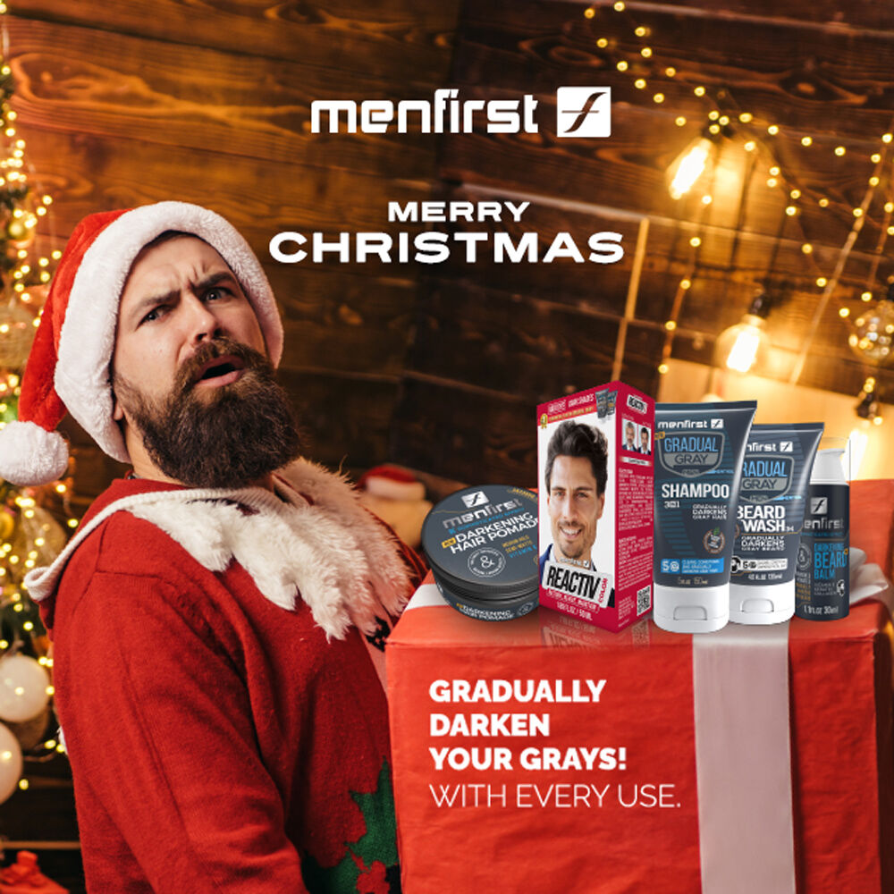 MenfirstUSA's tweet image. Could this be your last white christmas? Find out how Gradual Gray can help!

Shop now: bit.ly/2OSY8cm

#menfirst #xmas #XmasEveWithBestieHaruSahi  #XmasEve