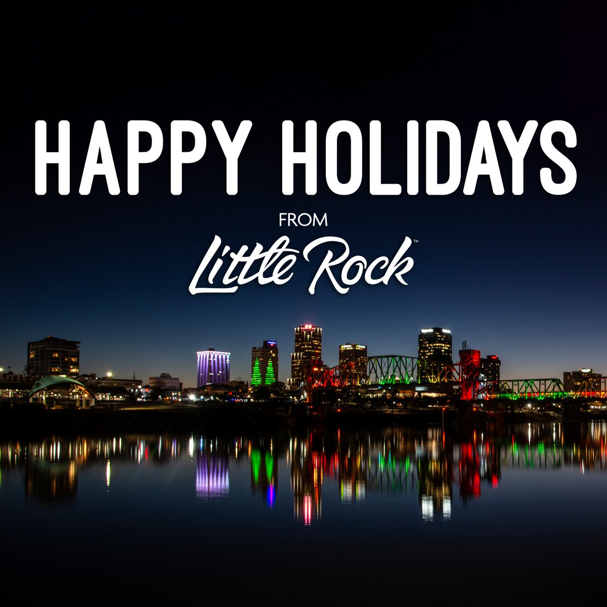 No matter what you're celebrating today, we're wishing everyone happy holidays and a prosperous new year! ✨

#BigOnLittleRock #LoveLittleRock #HolidaysInLittleRock