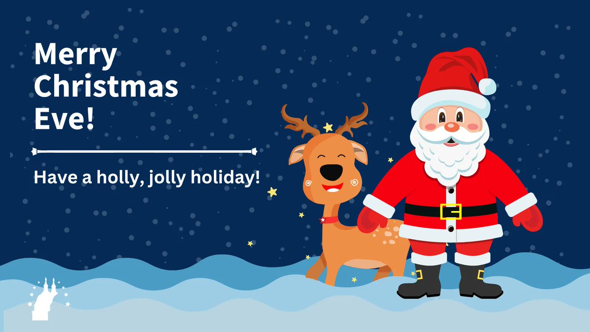 Merry Christmas Eve! We hope Santa is good to all our followers--go spread some Christmas cheer!