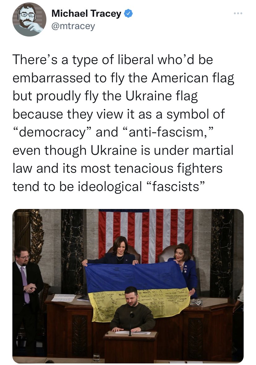 Who wants to tell this clown that Ukraine is under martial law because it is literally fighting for its survival against a barbaric enemy that invaded its territory?