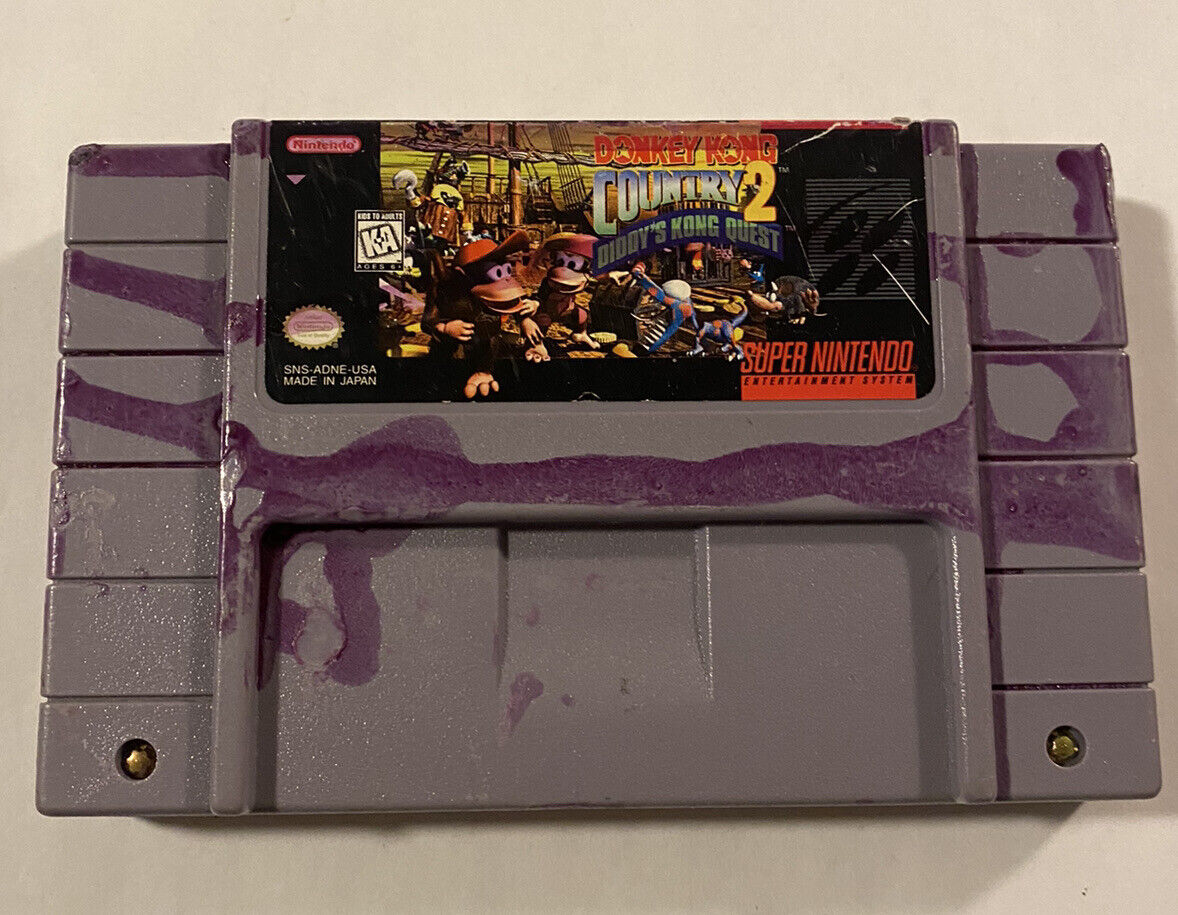 Donkey Kong Country 2: Diddy's Kong Quest (Super Nintendo, 1995) Authentic Used
Condition:Acceptable