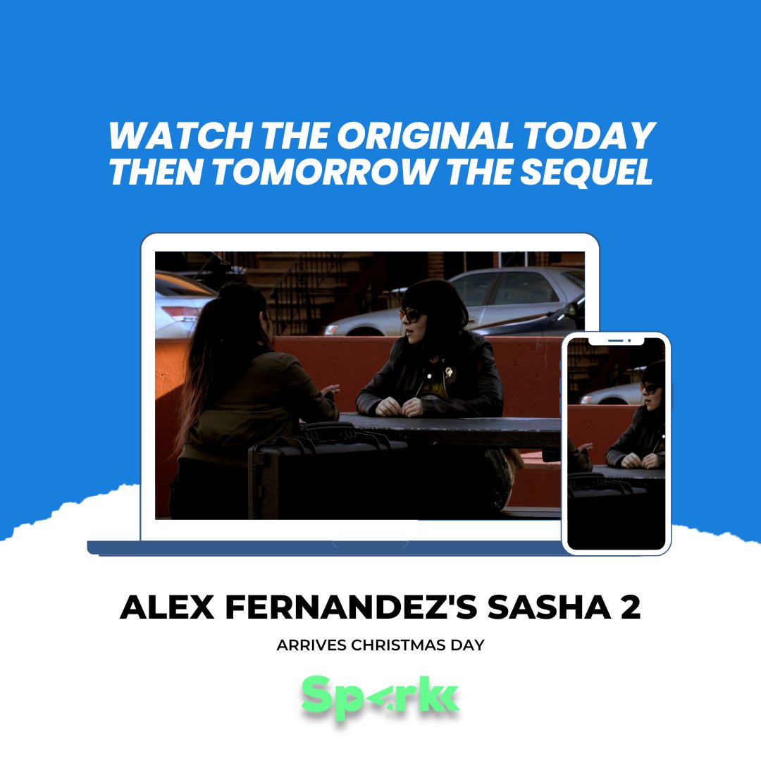 sparkktv's tweet image. Now's The Time To Catch Up with the Original Sasha On-Demand and then watch Alex Fernandez's Sasha 2, tomorrow on Sparkk TV...
#WebMovie #Sasha #Sasha2 #StreamIndependent @10Fstudios