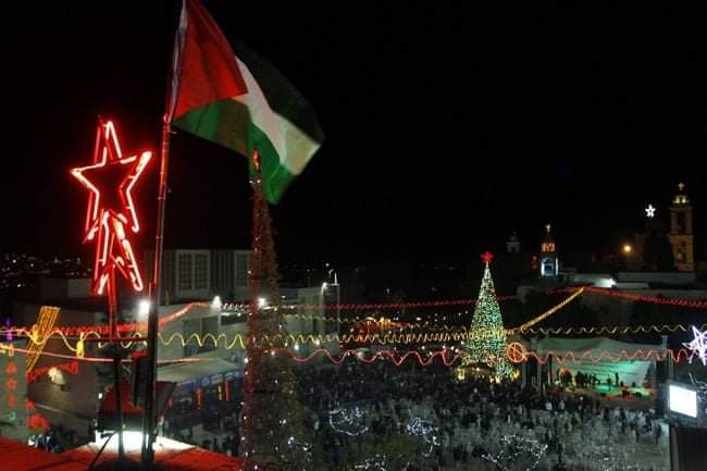 We wish you a Merry Christmas from Bethlehem, Palestine. 

What country are you following us from?