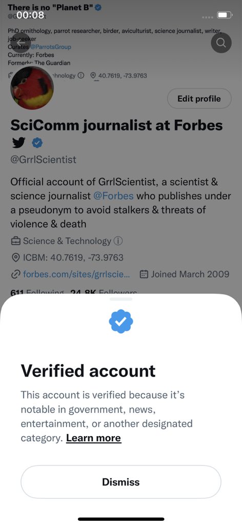 GrrlScientist's tweet image. i’m still notable