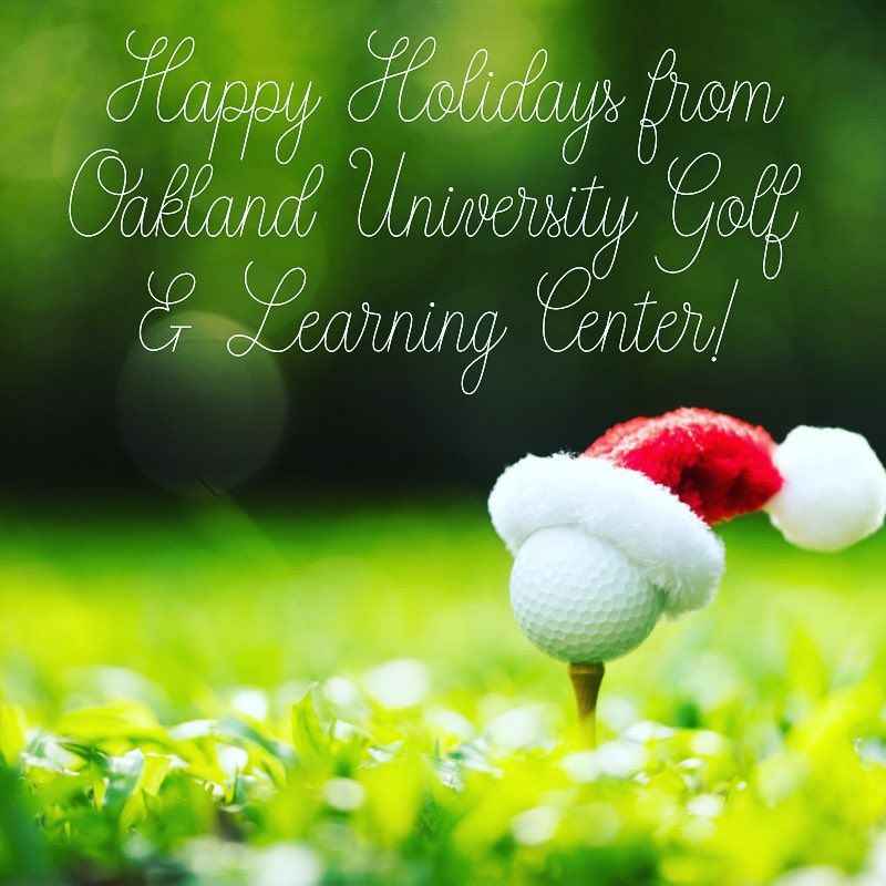 Oakland_Golf's tweet photo. Happy Holiday’s!!
.
.
#ougolf #ougolfcourse #ougolfandlearningcenter #thisisou https://t.co/XBLoqZFe9X