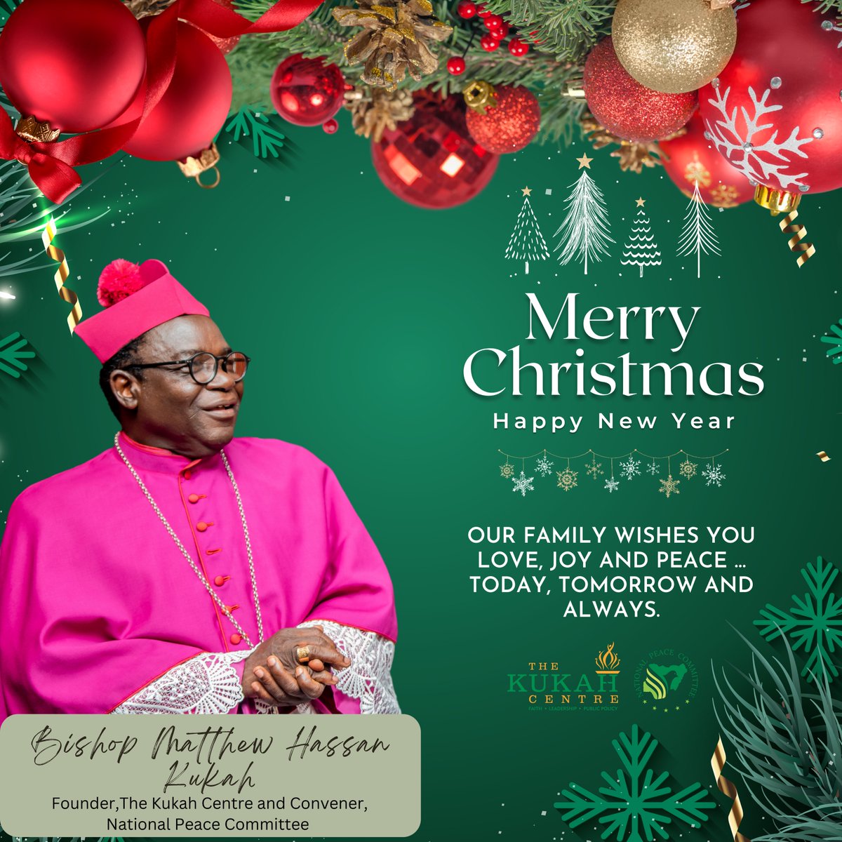 KukahCentre's tweet photo. We wish you a Happy Christmas and a prosperous new year. Your contribution to our work is greatly appreciated.

Our sincere gratitude goes out to you for another year of support, and we wish you the blessings of Christmas.

#merrychristmas2022 #TKCforpeace https://t.co/nAdCmeJGEK