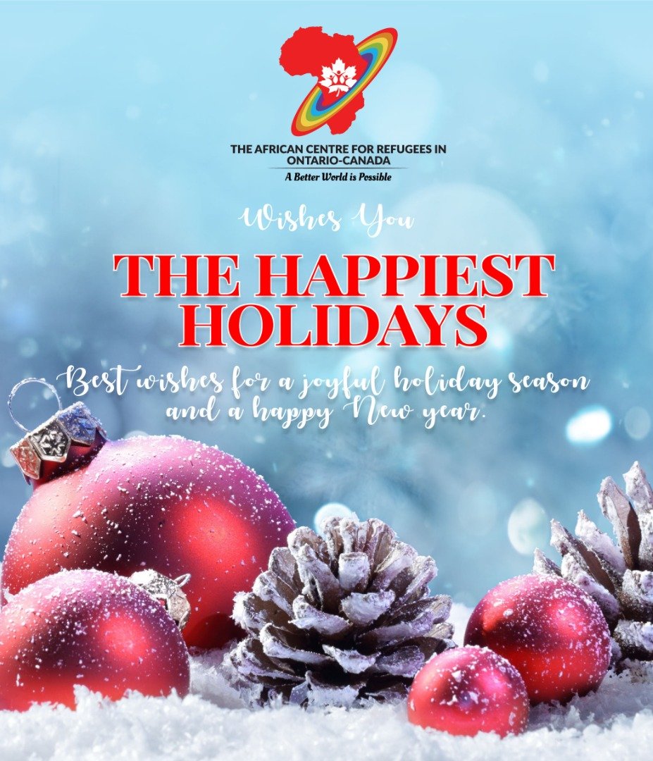From the <a href="/AfriCentre4Ref/">The African Centre For Refugees in Ontario Canada</a> Team,We wish you all a Merry Christmas and Happy Holidays! 🎄🎉

@douglaskerr <a href="/kristynwongtam/">Kristyn Wong-Tam 🇨🇦</a> @EquitasIntl <a href="/TD_Canada/">TD (Canada)</a>