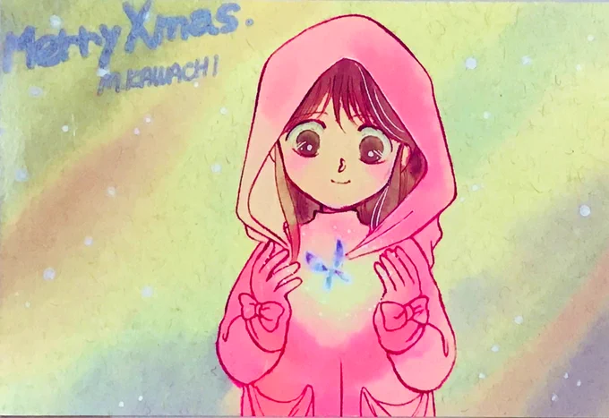 Merry Xmasちゃおの付録クリスマスカード4枚良い日をお過ごしください 