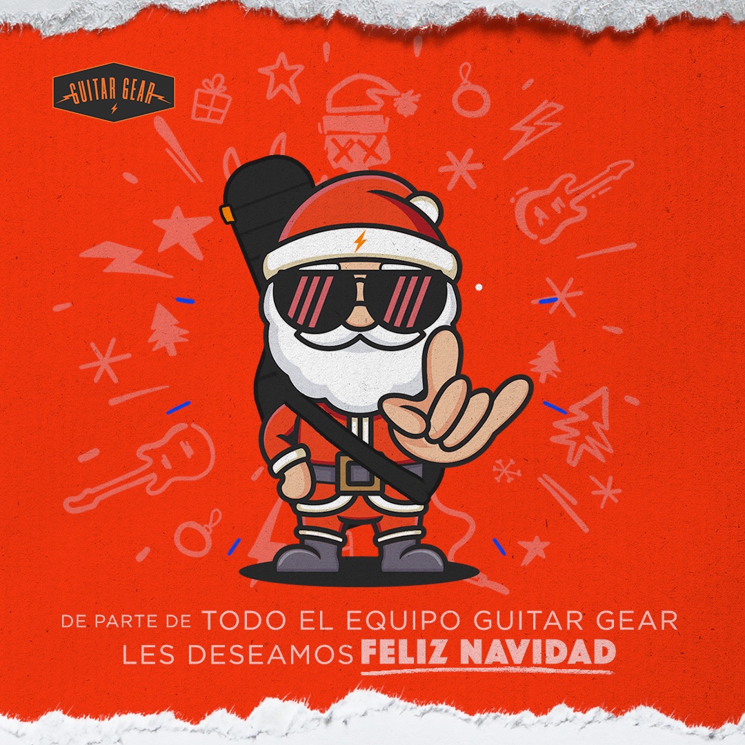 Un abrazo de parte de todo el equipo de Guitar Gear🎄