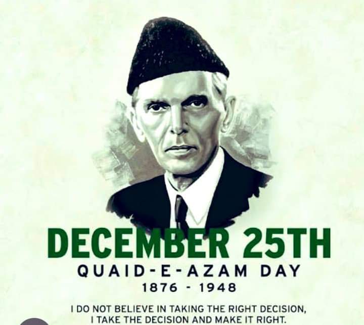 Happy birthday Quaid e Azam Muhammad Ali Jinnah. There is no power on Earth that can undo Pakistan   