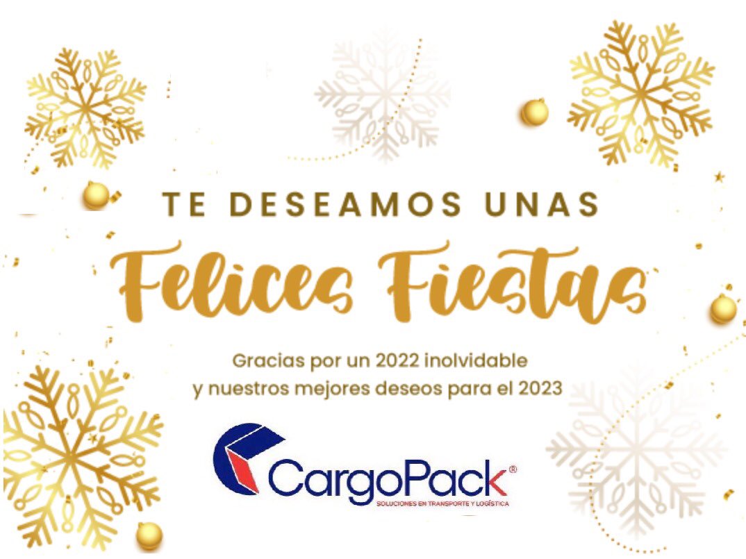 Cargo_Pack's tweet photo. Les deseamos a todos una #FelizNavidad en familia, en paz y tranquilidad ! #MerryChristmas https://t.co/QL8QMiaxg4