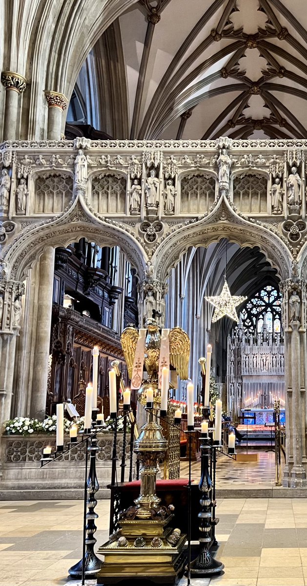 I enjoyed reading the 5th Lesson of the <a href="/BristolCathedra/">Bristol Cathedral</a> #9lessonsandcarols (Luke 1.26-38) today. Verse 37 is always poignant: “For with God, nothing will be impossible”. For Him, but likewise to do through us. Thanks again to the Cathedral Team for serving our City excellently.