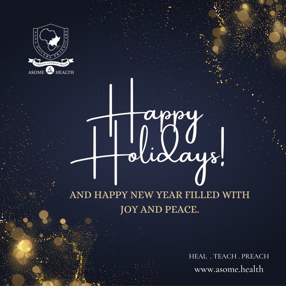 ASOMEHealth's tweet photo. Happy Holidays and happy new year. https://t.co/4zTG22SiIi