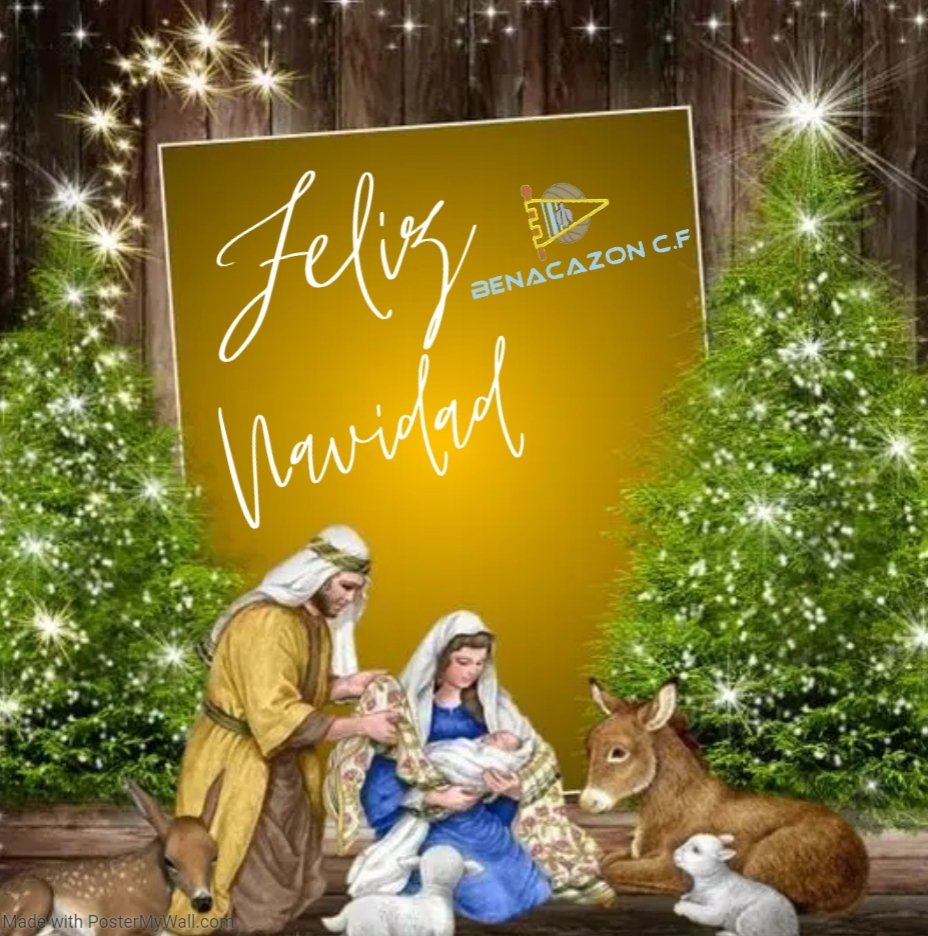 Desde el Benacazón C.F os deseamos una feliz noche buena y unas felices fiestas!
𝗙𝗲𝗹𝗶𝘇 𝗻𝗮𝘃𝗶𝗱𝗮𝗱