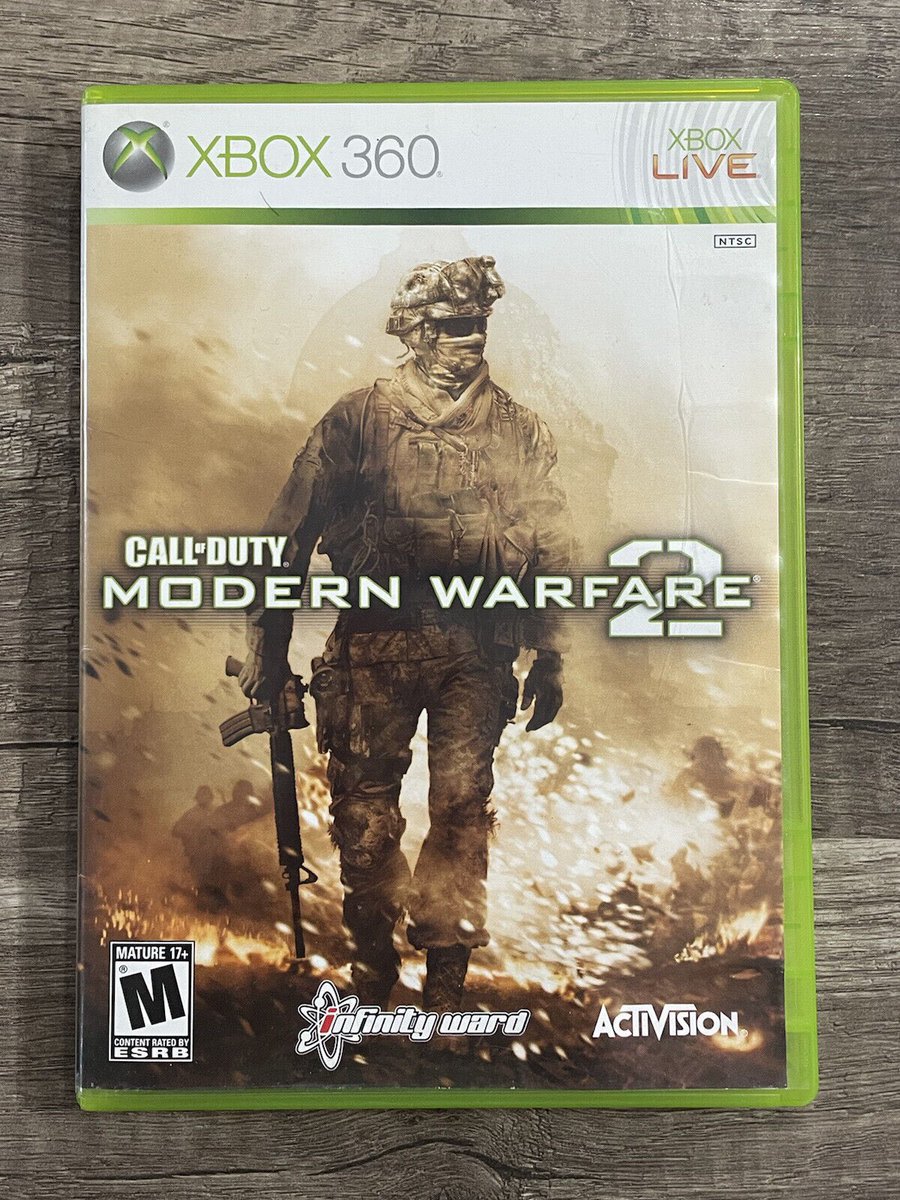 My cousin asked for #ModernWarfare2 for Christmas, so I gladly got him what he asked for.