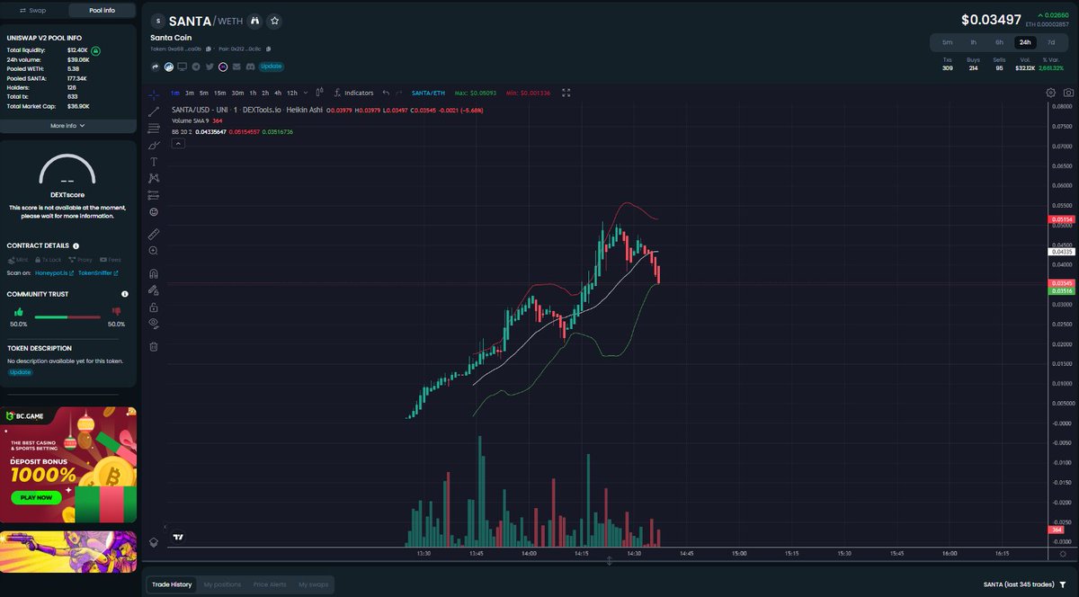 thebiblestrue's tweet image. #SantaCoin $SANTA 

Merry Christmas🎄