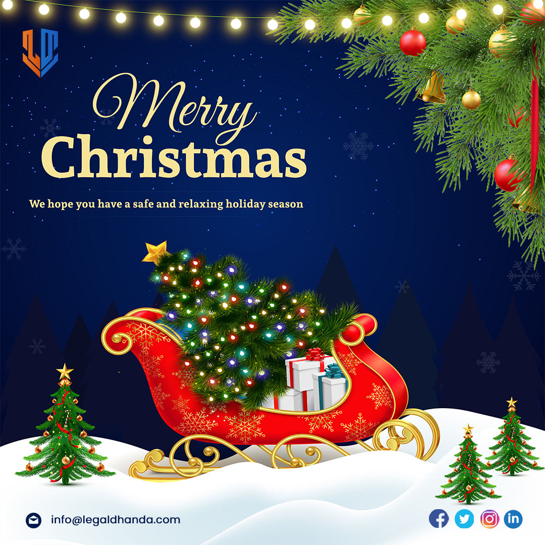 legaldhanda's tweet photo. May this Christmas Season bring only happiness and joy to you and your family.

#legaldhanda #christmas #startup #intellectualproperty #registered #copyright #tmfiling #trademarkfiling #legalservices #karkedekho https://t.co/Ts946foBWx