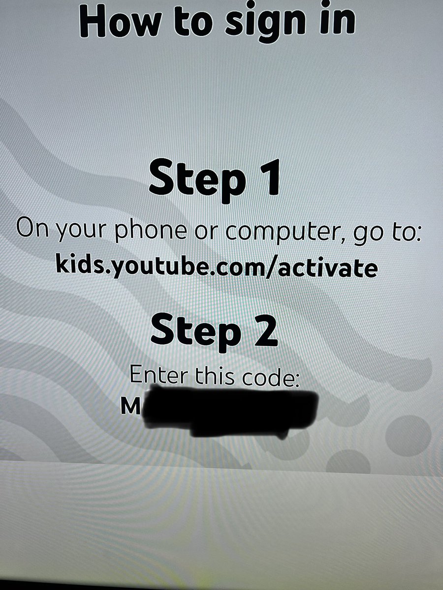 Dear <a href="/YouTube/">YouTube</a>, 
Can you please enable QR codes for activation on <a href="/AppleTV/">Apple TV</a>? I know you guys may have competing interests but the user sign-in experience could be a lot better. While you are at it, please do same for YouTubeKids. 🙄
Thank you. 
Signed, 
a YouTubeKids Parent
