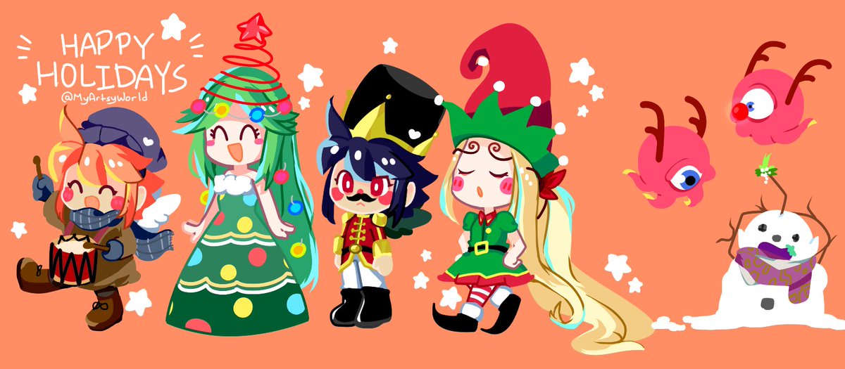MyArtsyWorld's tweet image. 🎄Wishing everyone a happy and wonderful holidays!🎁✨