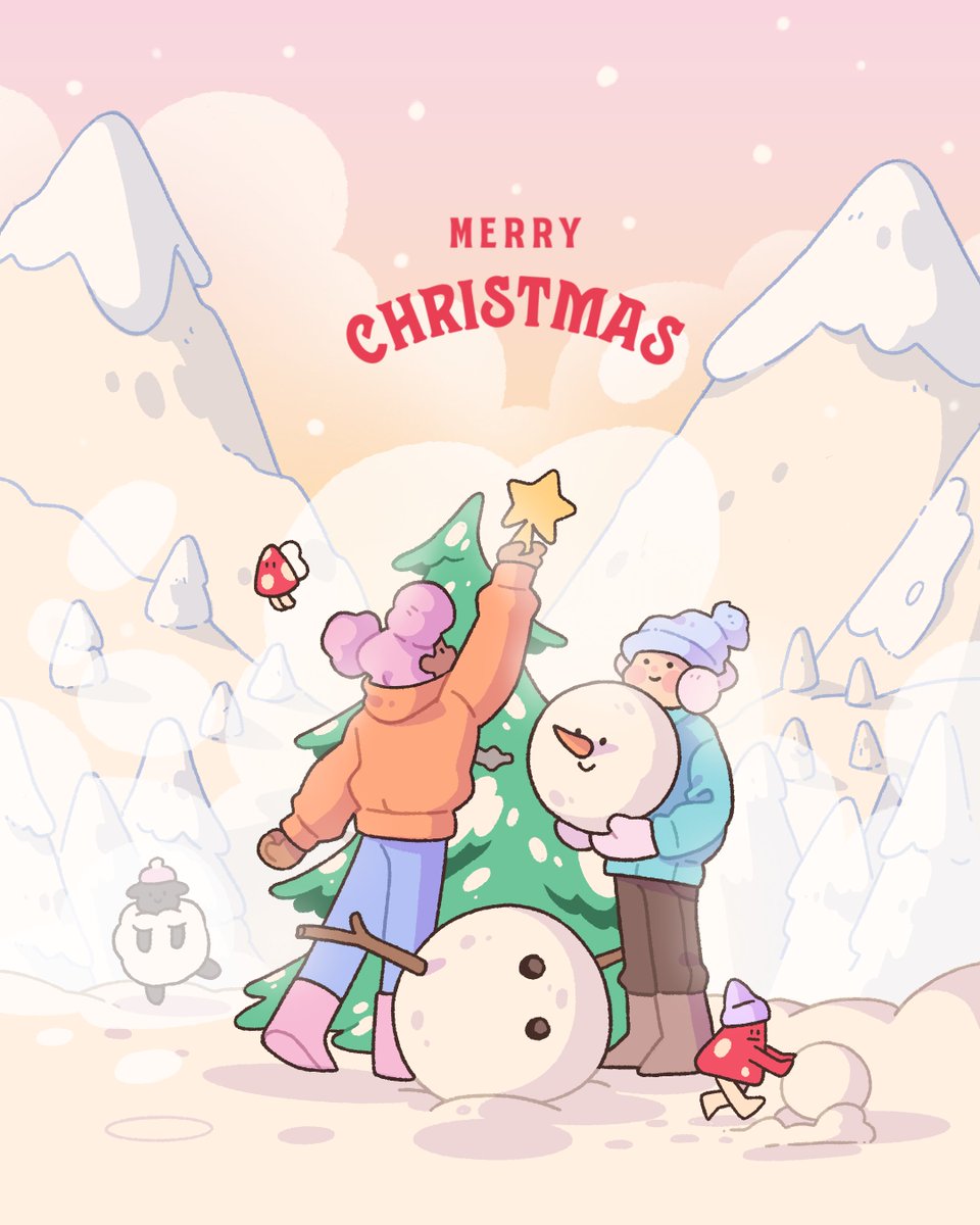 Merry Christmas &amp; Happy Holidays from the Boki family! Holders, please check your wallets for an exclusive holiday airdrop drawn by our very own @orange_jelllies. Wishing you all the best holiday season 🎄💖