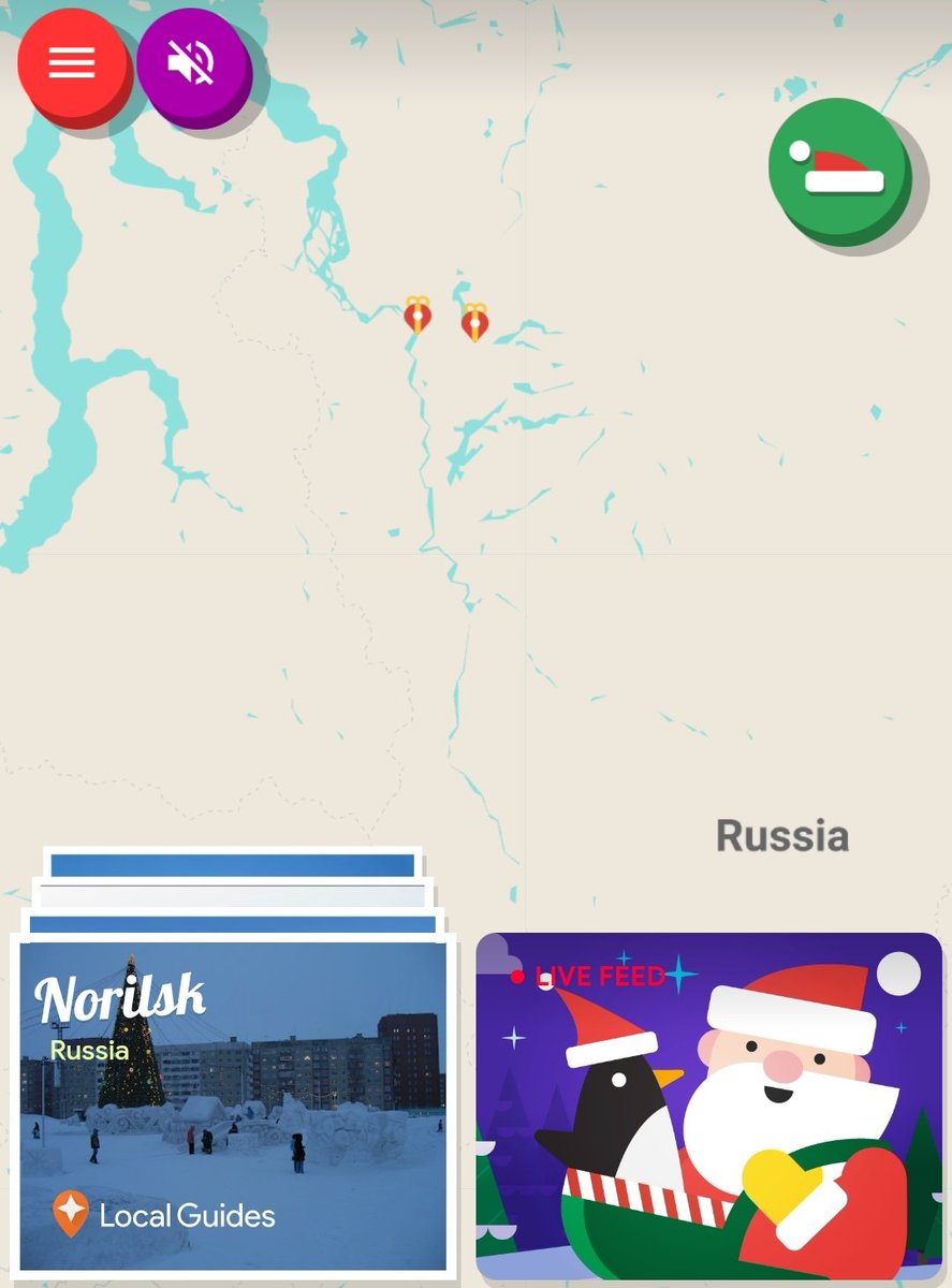 colmsmyth's tweet image. I wouldn't have delivered anything to them... #Russia #googlesantatracker