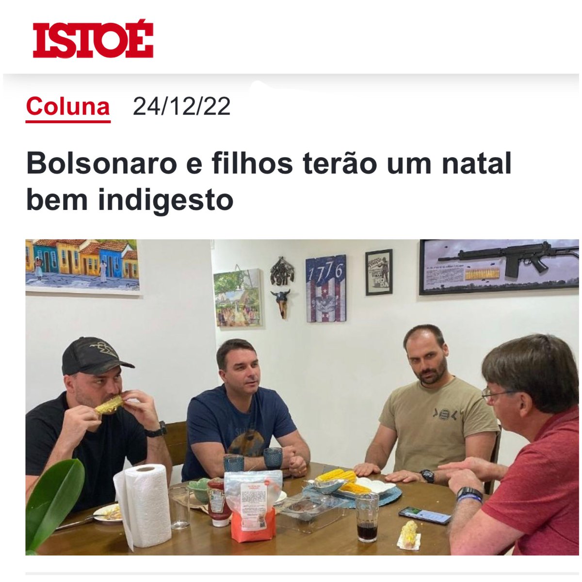 O modus desse veículo desinformação é conhecido e permitido há tempos. Desde o tempo de Dória e Sergio Moro. Hoje transborda ódio e rancor e qualquer um sabe o motivo! Que Deus pague em dobro tudo que manipulam e desejam aos outros!
