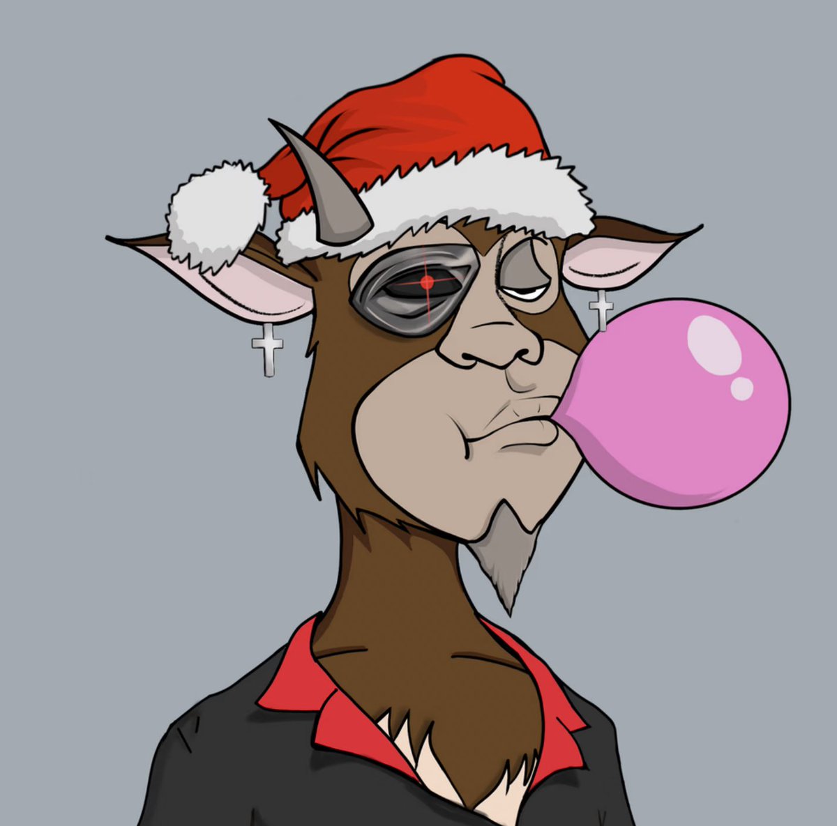 Re-Tweet for chance to Win <a href="/WildGoatGangNFT/">Wild Goat Gang</a> #4560 and 10,000 $Hayy towards next Raffle.
🎄🎄🎄Happy Holidays you Goats!🎄🎄🎄