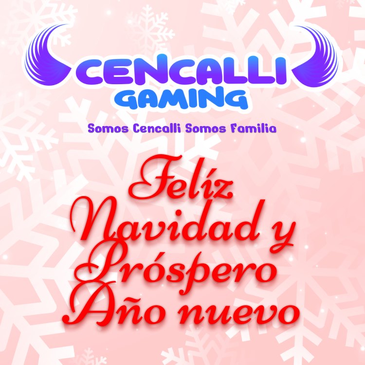 CencalliGaming's tweet photo. De parte de la familia Cencalli, queremos que pasen una fantástica navidad con sus seres queridos y un año nuevo con muchos sueños cumplido y metas alcanzadas. Gracias por este año de grandes momentos y recuerdos inolvidables. #FelizNavidad  #Feliz2023 #SomosCencalliSomosFamilia https://t.co/usO0iF2aeX
