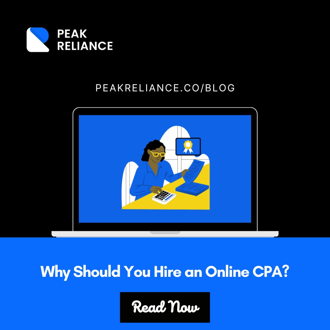 Peakreliancecpa's tweet image. Discover the benefits of hiring an online CPA and how it can save you time and money. Click to read more peakreliance.co/why-should-you…

#blog #taxblog #bookkeepingblog #accountingblog #smallbusinessblog #smallbusinessblogger #smallbusinessblogs #taxseason