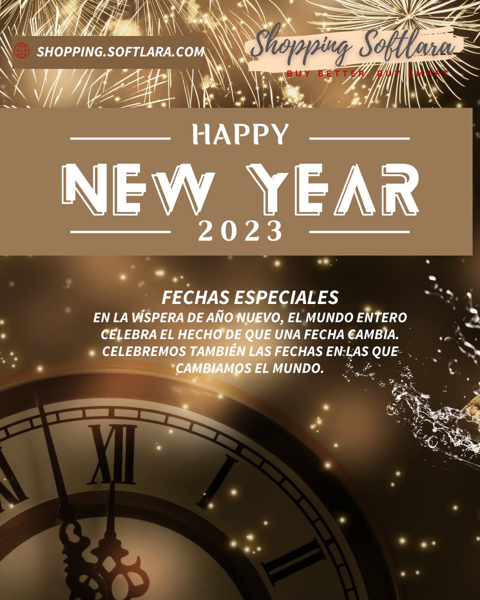 SSoftlara's tweet photo. Fechas especiales

En la víspera de Año Nuevo, el mundo entero celebra el hecho de que una fecha cambia. Celebremos también las fechas en las que cambiamos el mundo.

@softlara1 

#hoy #promociones #lonuevo #lomasviral #entendencia #viralpost #lomasvisto #Sistemadegestión https://t.co/7xPZWYXbdt