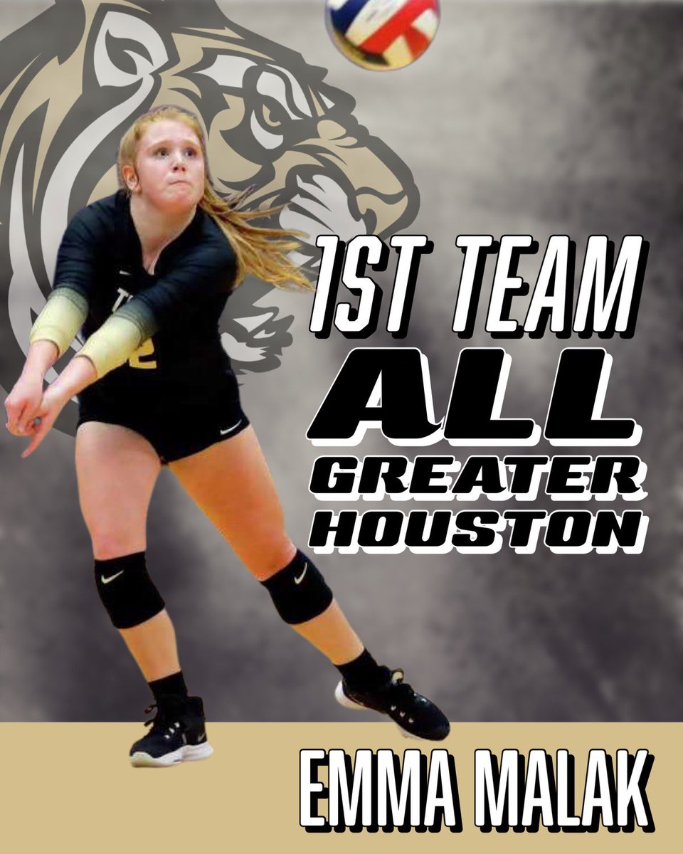 ConroeTigerVB's tweet photo. Congratulations Emma!! #earnedit @EmmaMalak12 https://t.co/60aruLi6BV