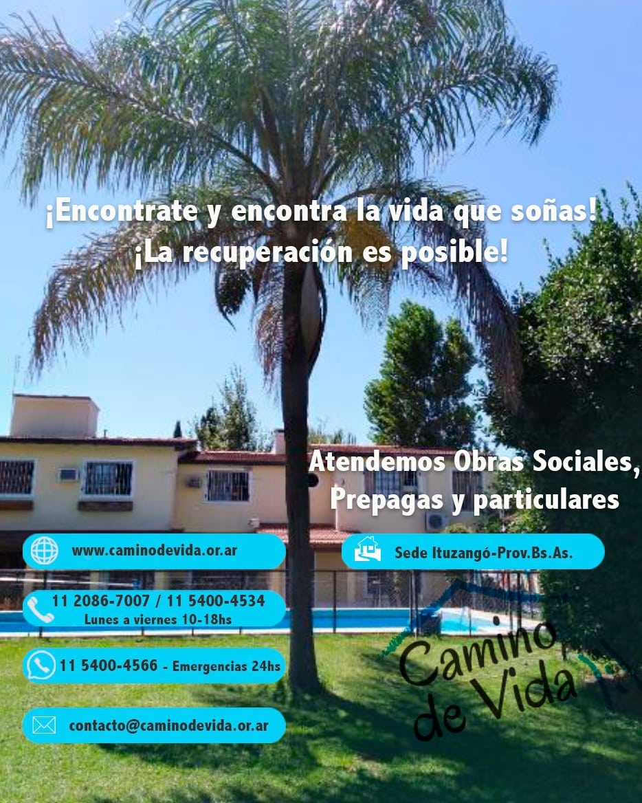 caminodevida_ar's tweet photo. https://t.co/u2WXsjiMQ9
☎ 112086-7007 / 11 5400-4534
----Lunes a viernes 10-18hs-
📞11 5400-4566 - Emergencias 24hs
✉ contacto@caminodevida.org.ar

#adicciones #adiccion #adicción
#rehabilitación #rehabilitacion
#drogas #droga
#alcohol
#salud https://t.co/xXuQEucaUq