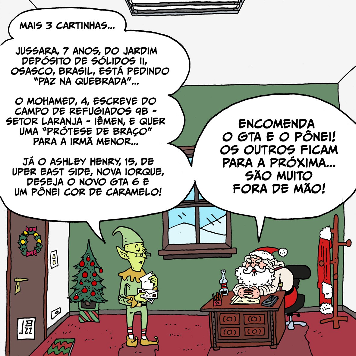 Cospe nos pobres...

#papainoel