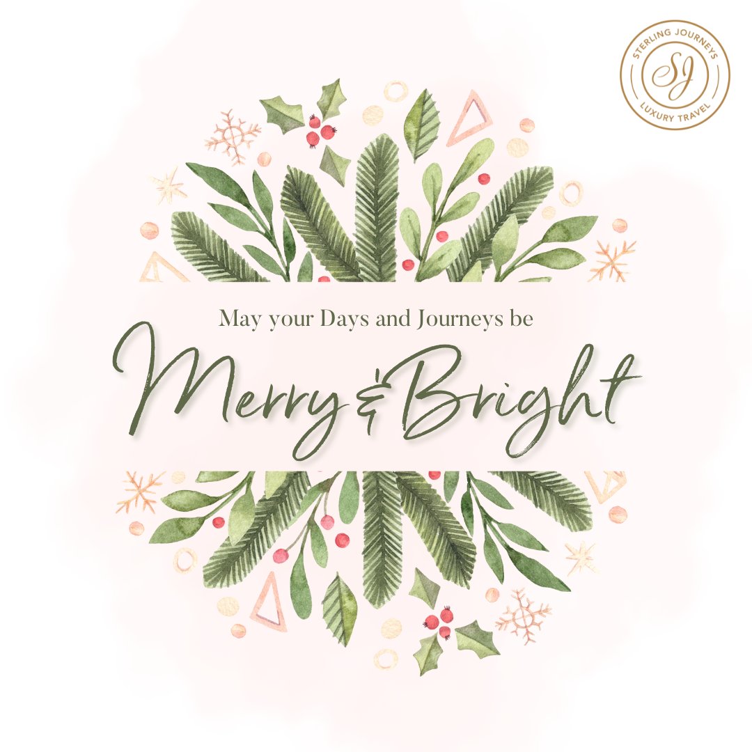 Wishing you the warmest of wishes this Christmas Eve from the Sterling Journeys family. 🎄❄️🥂