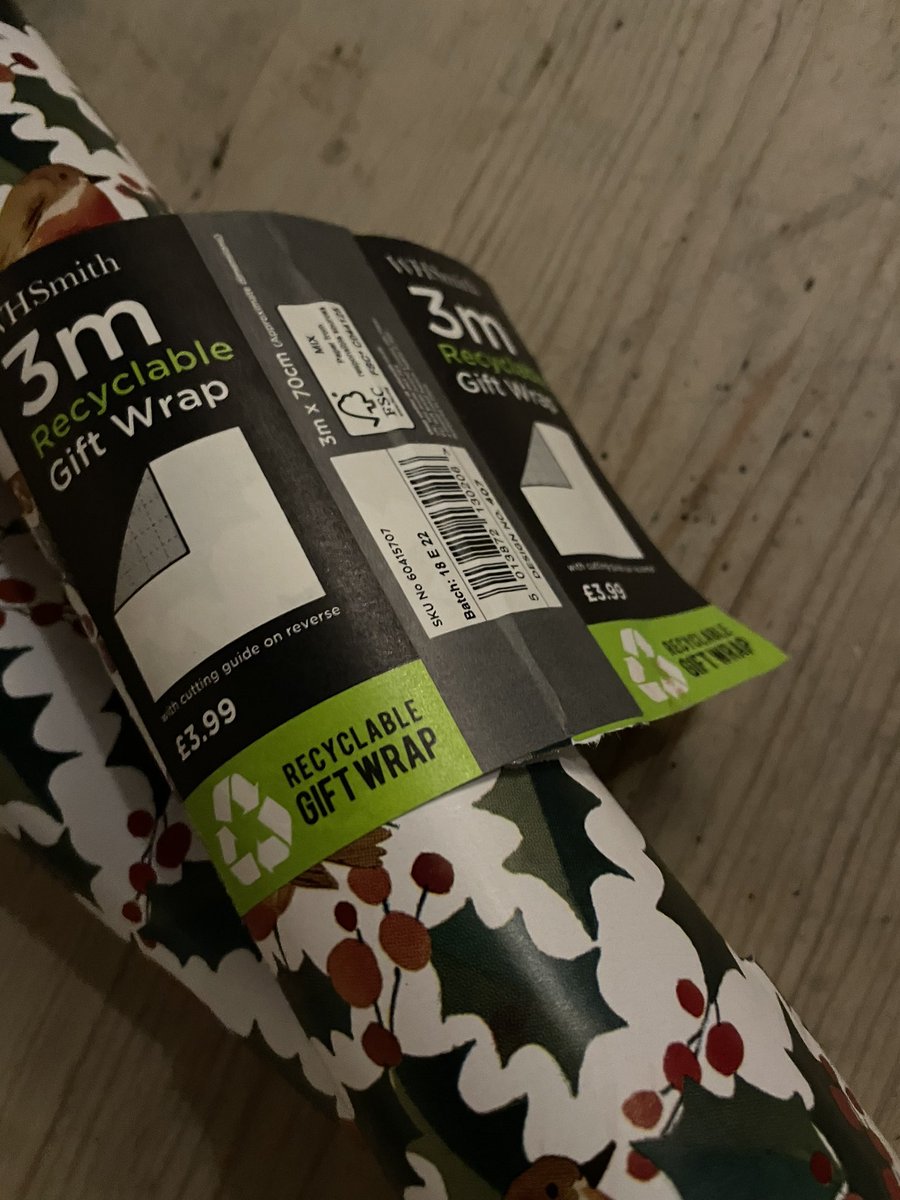 Hoping whoever came up with this wrapping paper solution has an utterly shit Christmas!