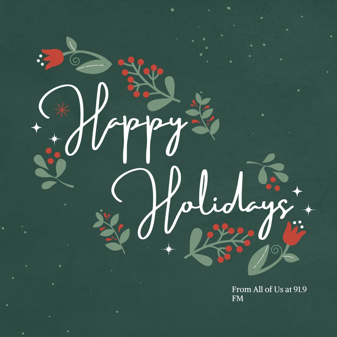 We wish you a Merry Christmas and a Happy New Year!